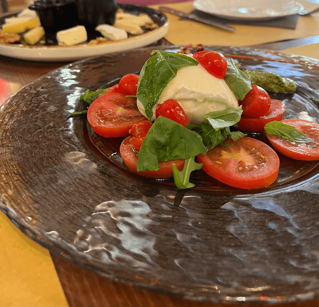 Gluten Free Venice restaurant Agli Artisti caprese salad